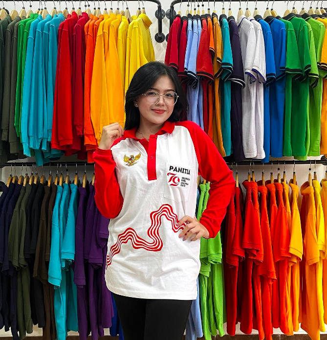 Kaos Polo Panjang Kombinasi - Testi