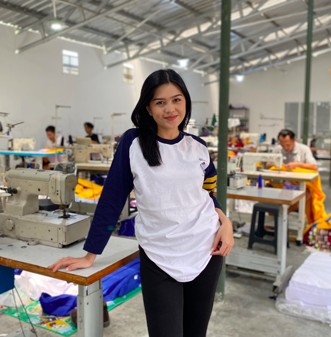 Kaos Polos Kombinasi