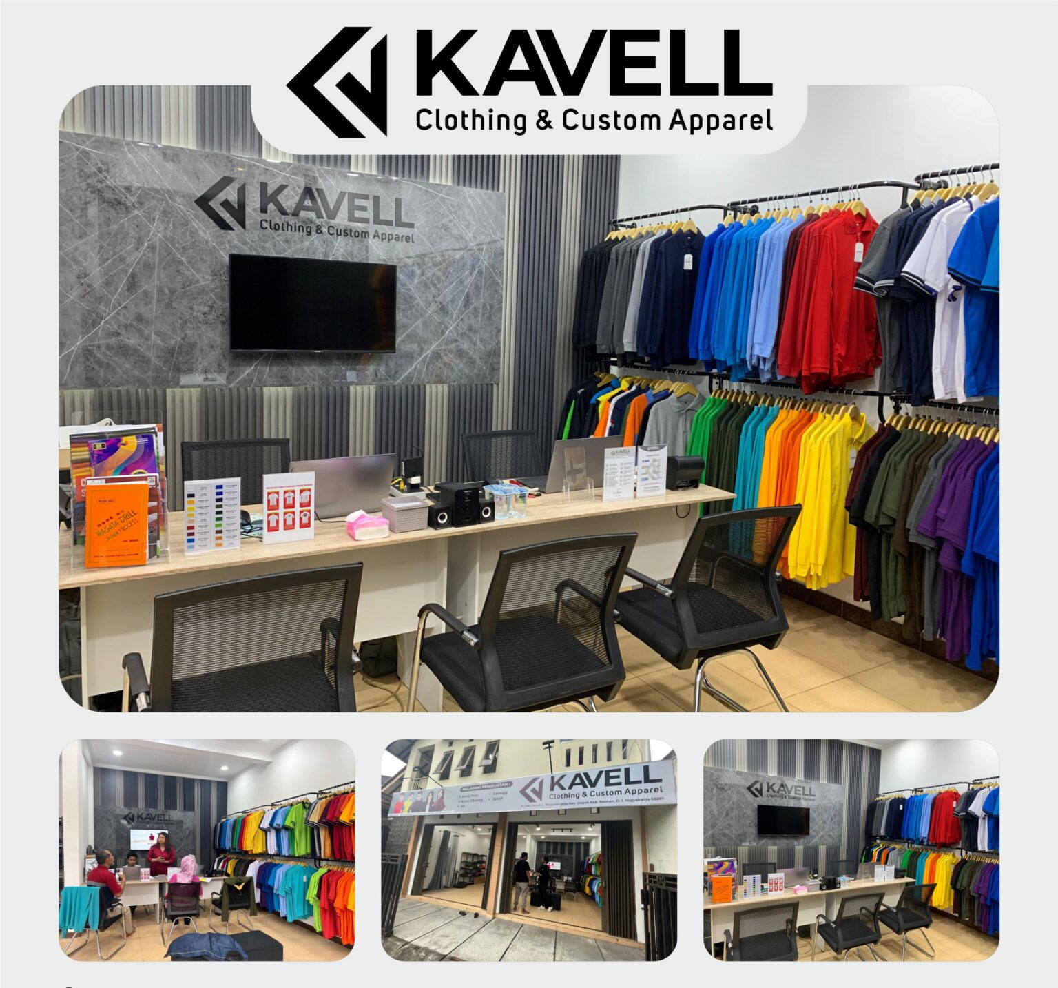 Toko Kaos Polo Jogja - Konveksi Jogja Kavell Clothing